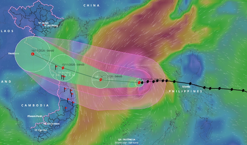 Residents advised to stay indoors as typhoon Vamco hits